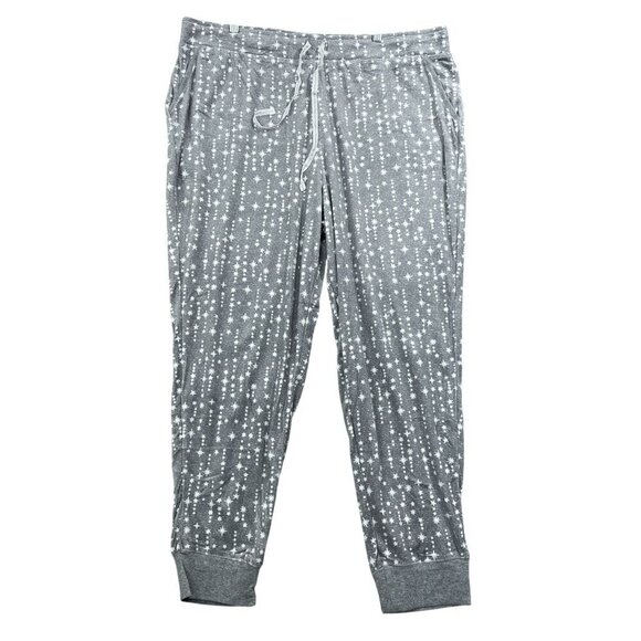 NEW Nautica Womens 2Pc Sleepwear Set XL Gray Silky Stretch Fleece Pajama - Picture 3 of 8